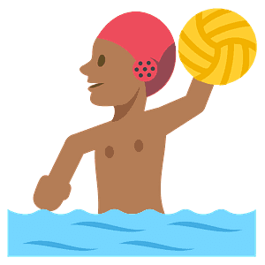 Person playing water polo