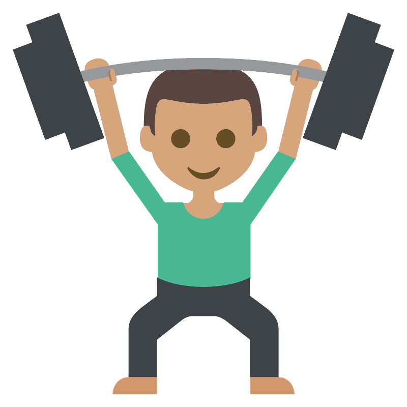 Person lifting weights