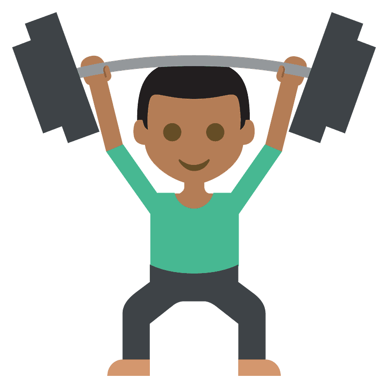 Person lifting weights