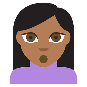 Person pouting