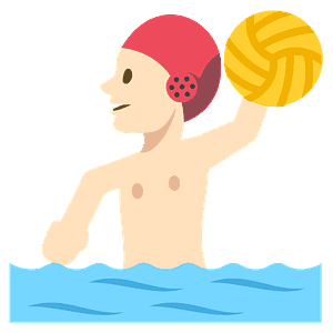 Person playing water polo