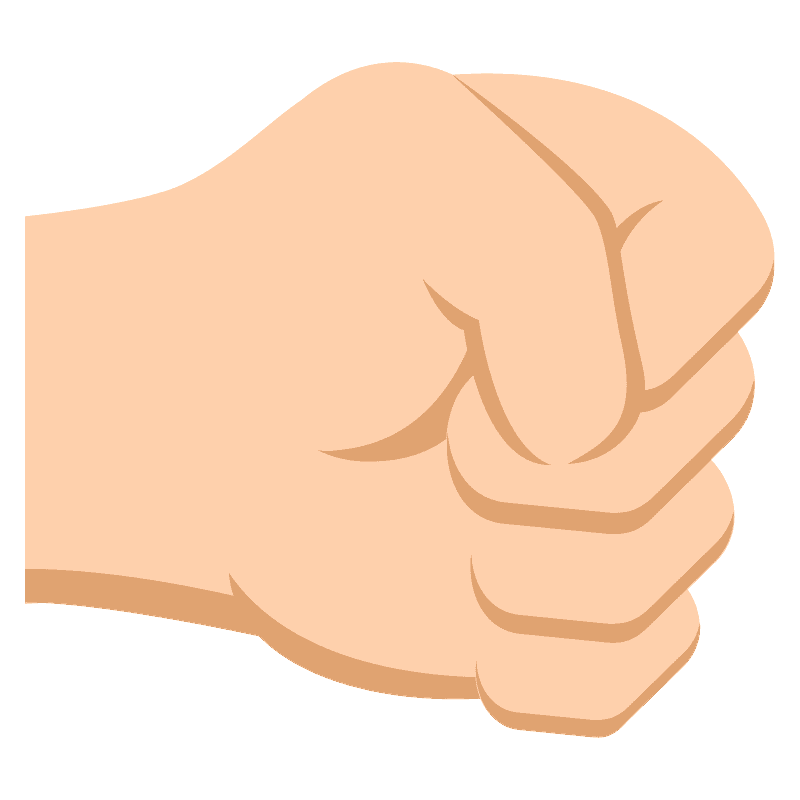 Right-facing fist