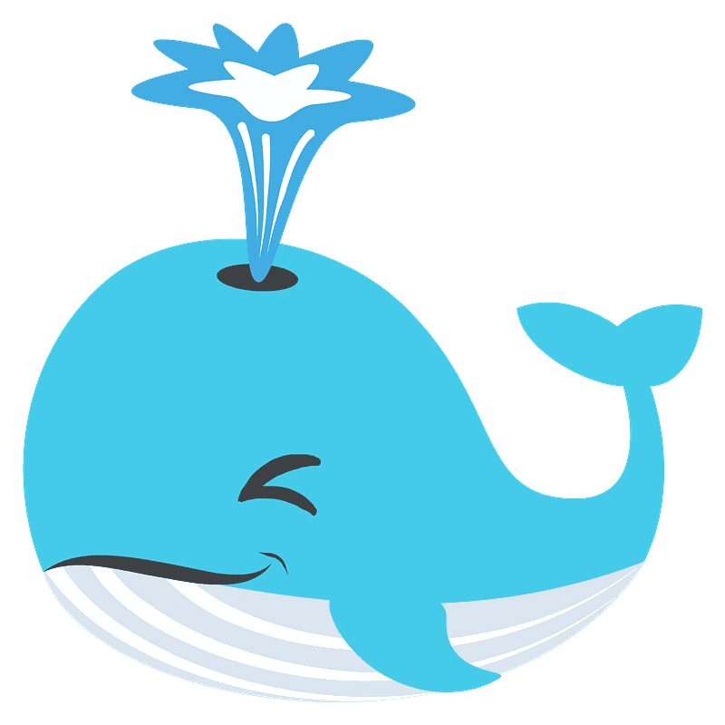 Spouting whale