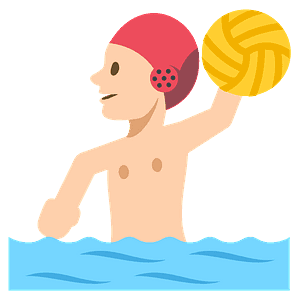 Person playing water polo