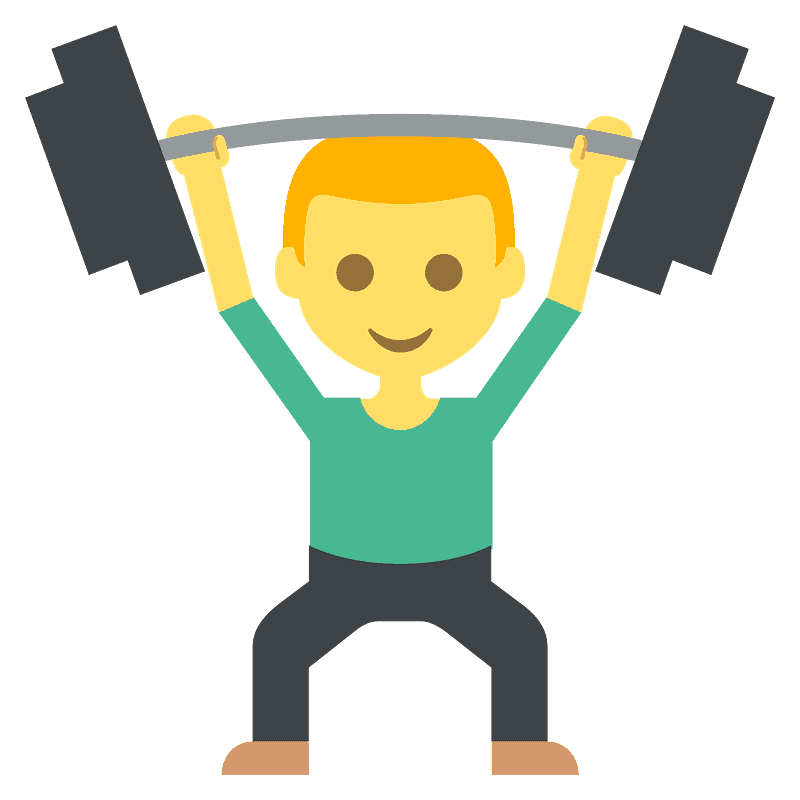 Person lifting weights