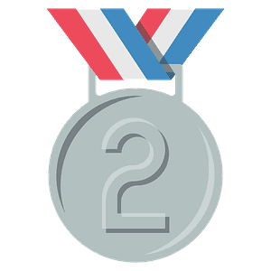 2nd place medal
