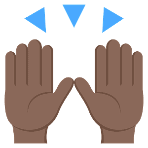 Raising hands