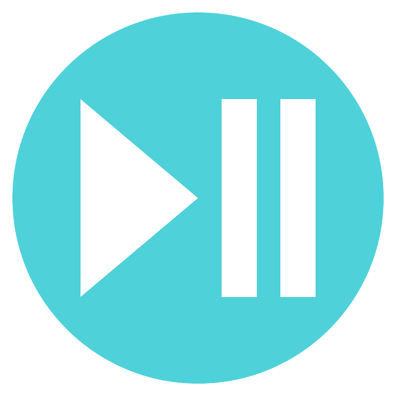 Play or pause button