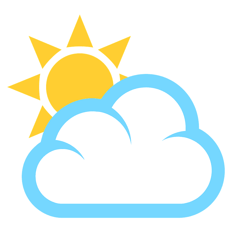 Sun behind large cloud