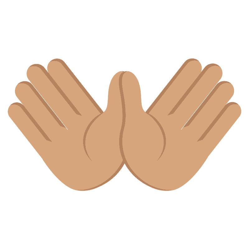 Open hands