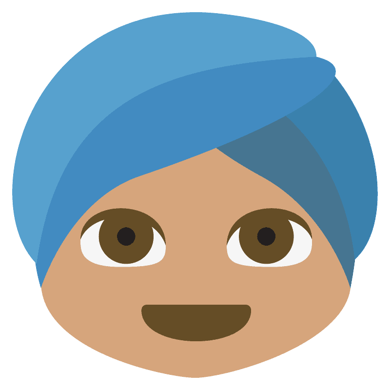 Person wearing turban