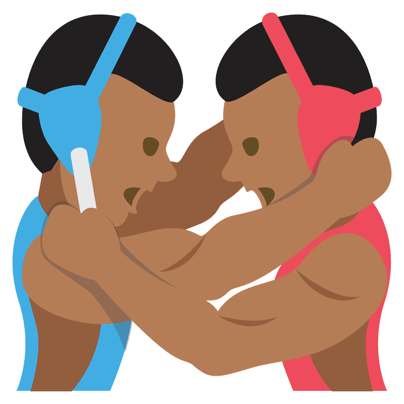 People wrestling