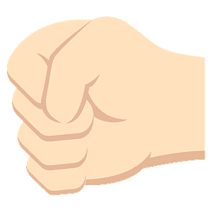 Left-facing fist