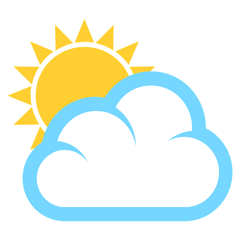 Sun behind cloud
