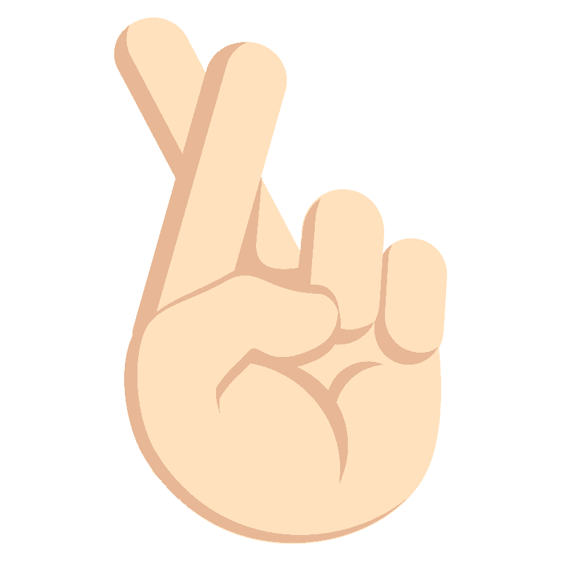 Crossed fingers