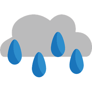 Cloud with rain
