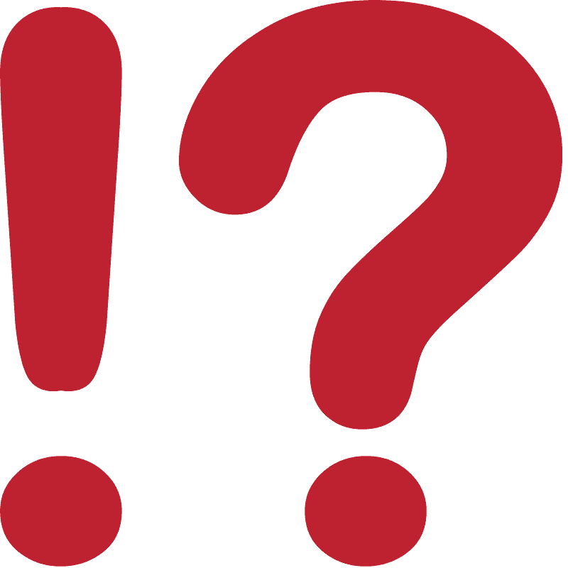 Exclamation question mark