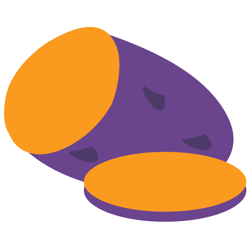 Roasted sweet potato