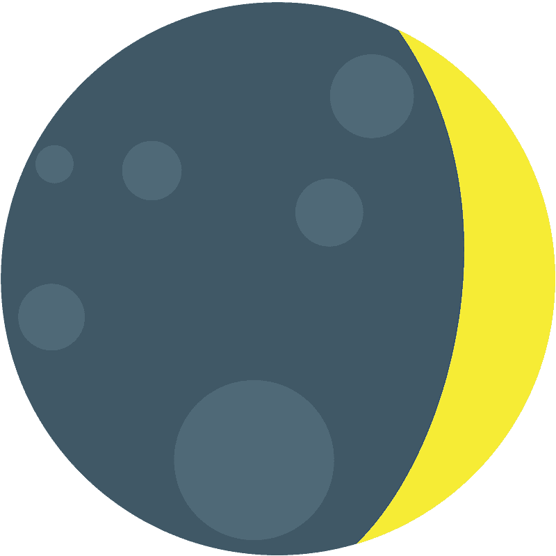 Lune croissante