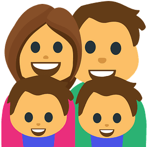 Family: man, woman, boy