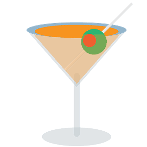 Cocktail glass