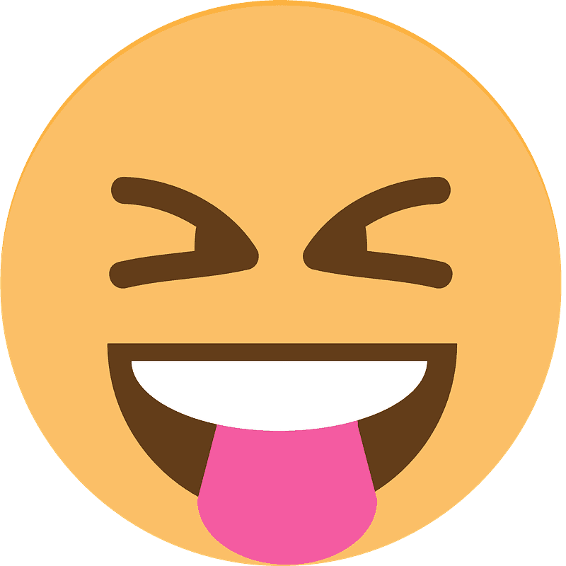 Squinting face with tongue