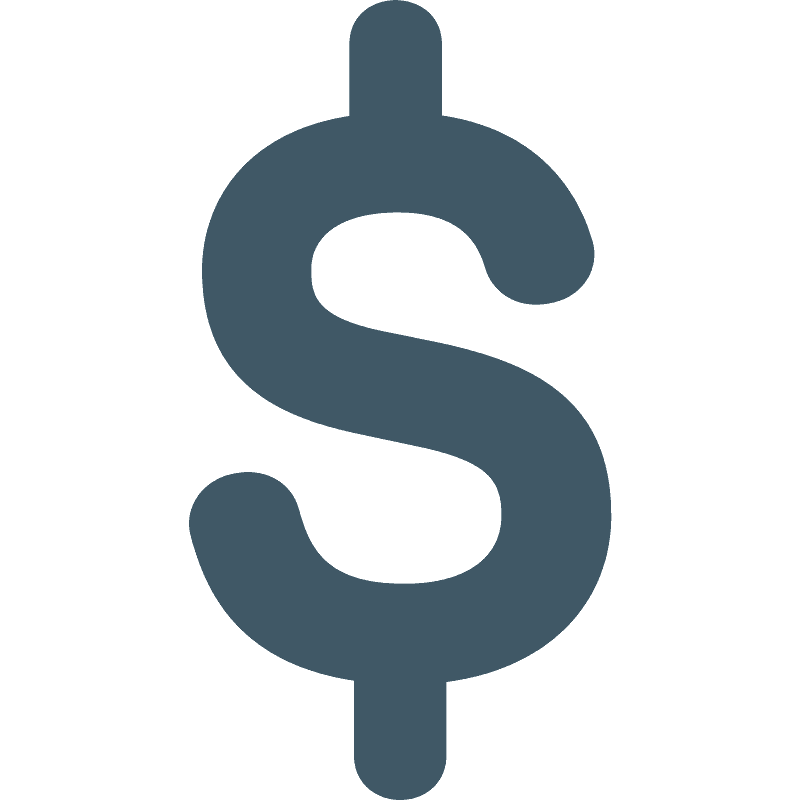 Heavy dollar sign