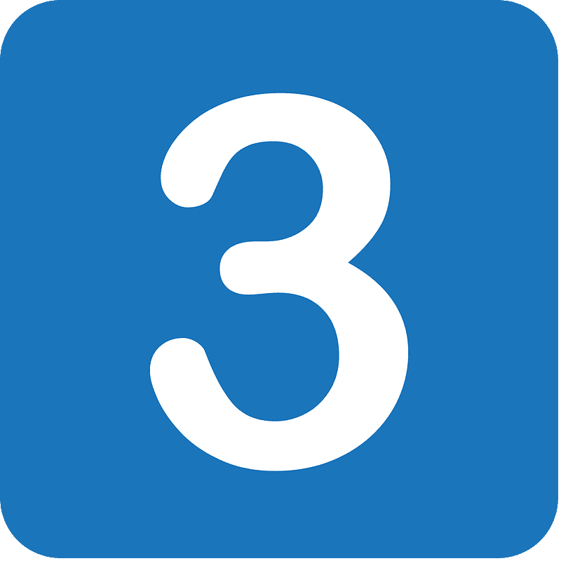 3 клавиши