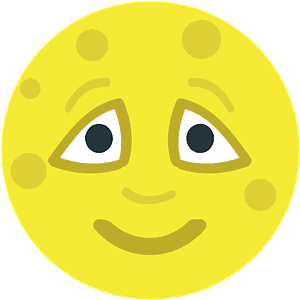 Full moon face