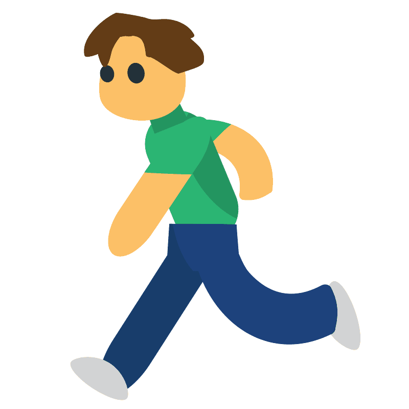Person running