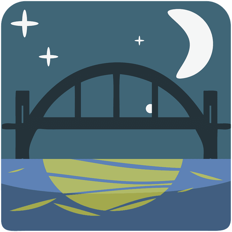 Bridge at night