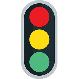 Vertical traffic light
