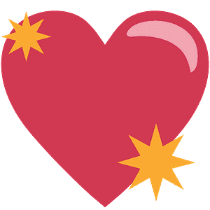 Sparkling heart