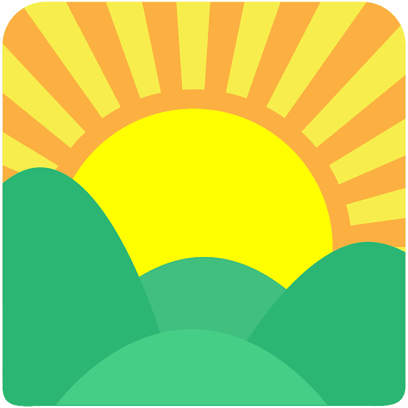 Sunrise over mountains