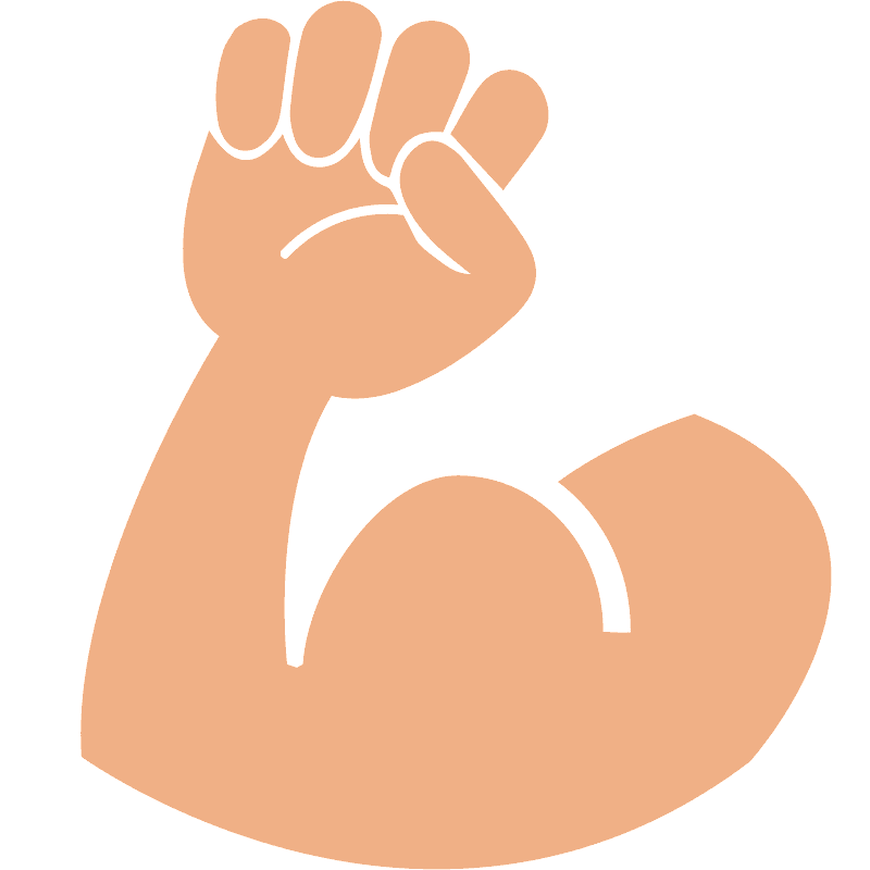 Flexed biceps