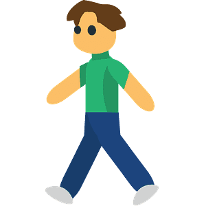 Person walking