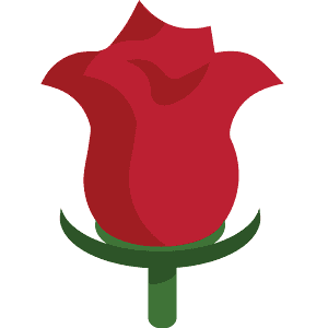 Rose - Free vector emoji on creazilla.com