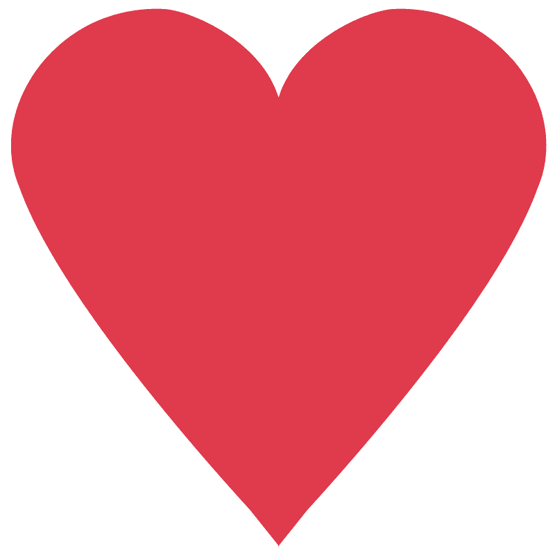 Heart suit
