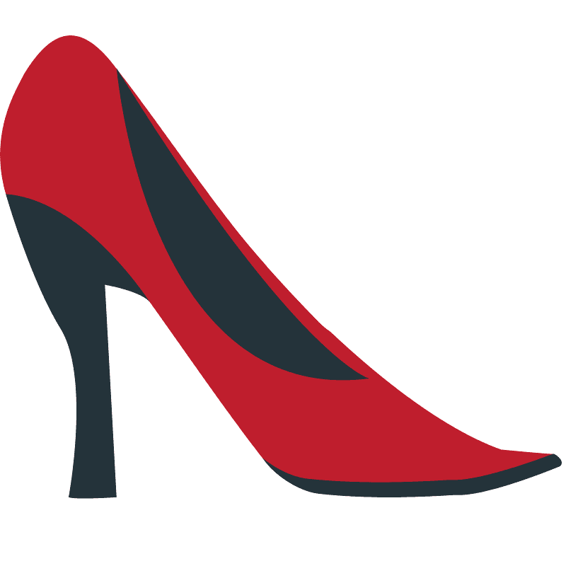 High-heeled shoe