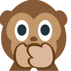 Speak-no-evil monkey