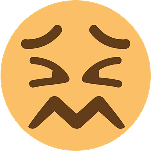 Confounded face