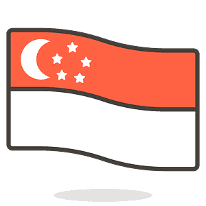 Singapur Bandera