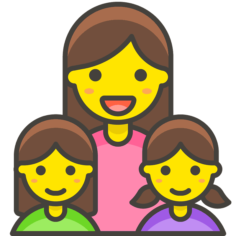 女人女人女孩 家庭