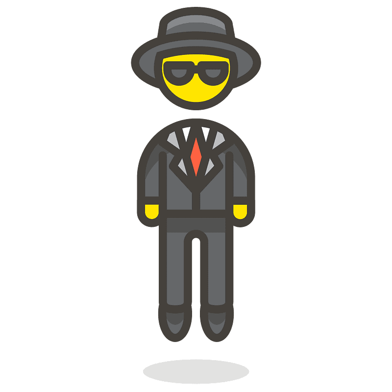 Person in suit levitating