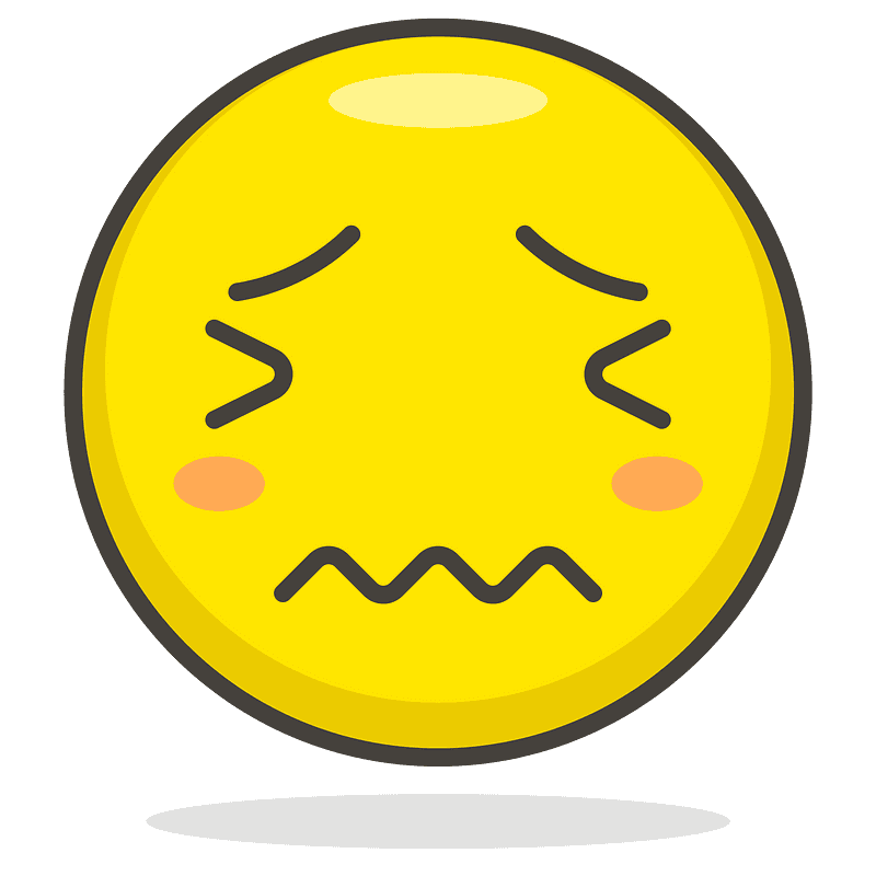 Confounded face