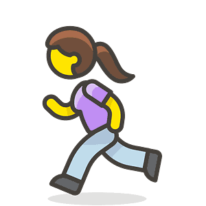Woman running