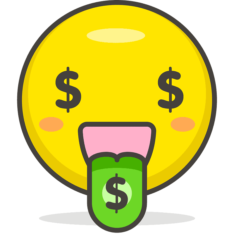 Money-mouth face
