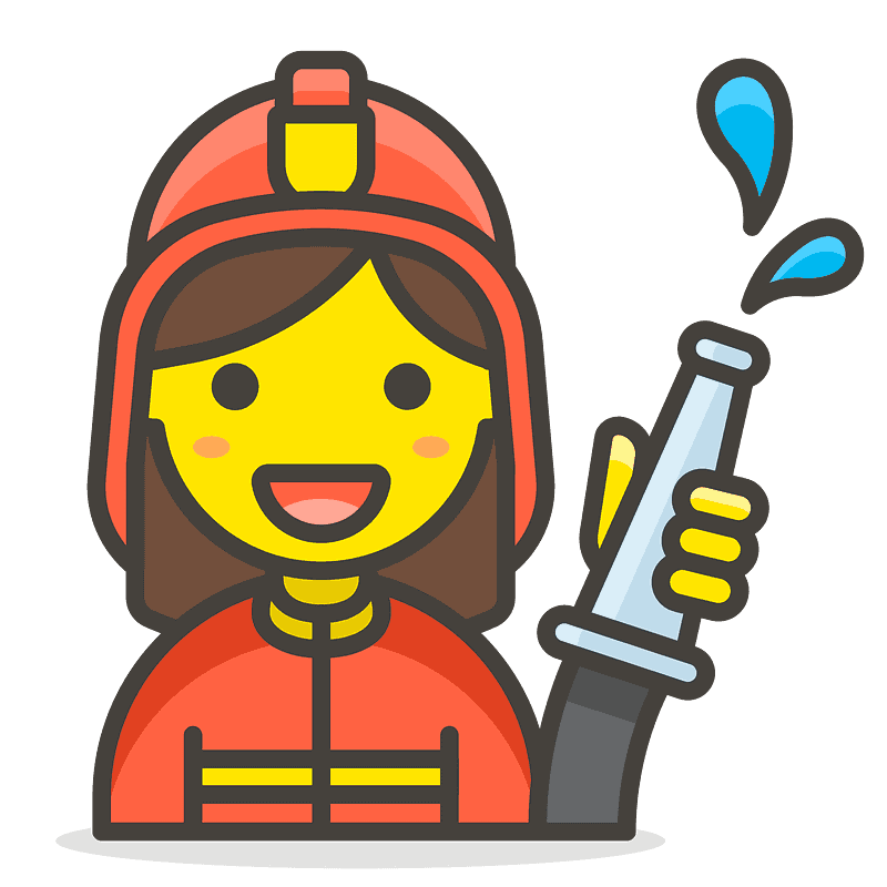 Woman firefighter