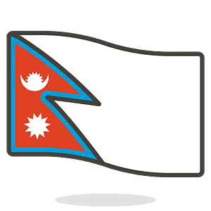 Nepal Flagge