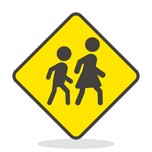 Children crossing